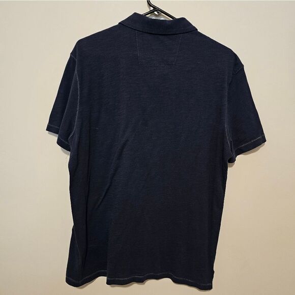 John Varvatos Mens Blue Polo Medium - Picture 4 of 4
